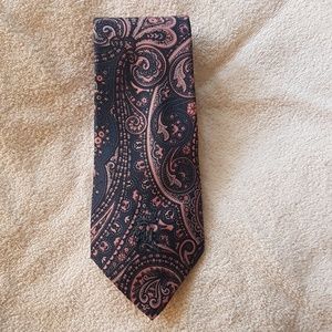 Countess Mara Pink/Blue Paisley Tie